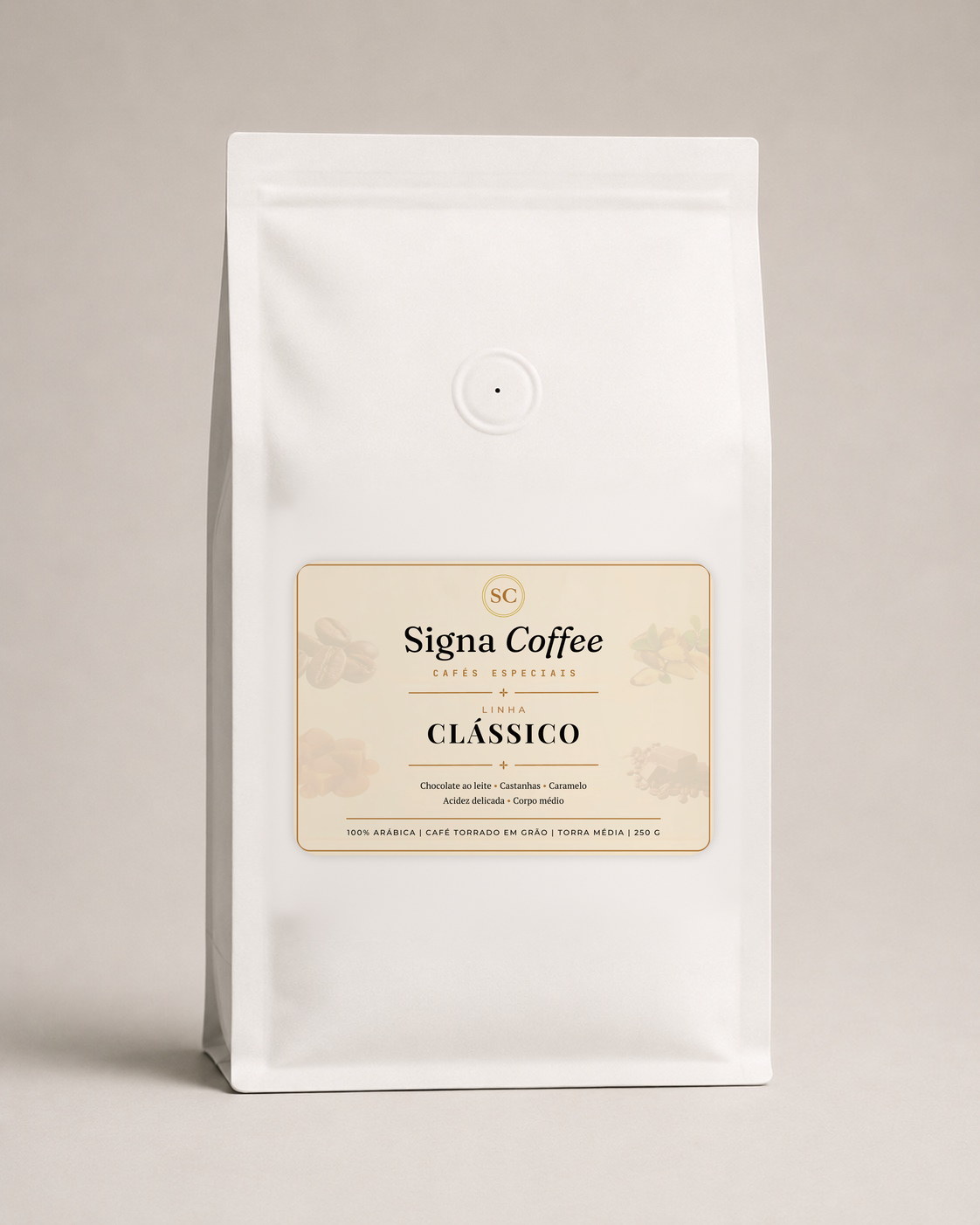Embalagem Signa Coffee · linha Clássico
